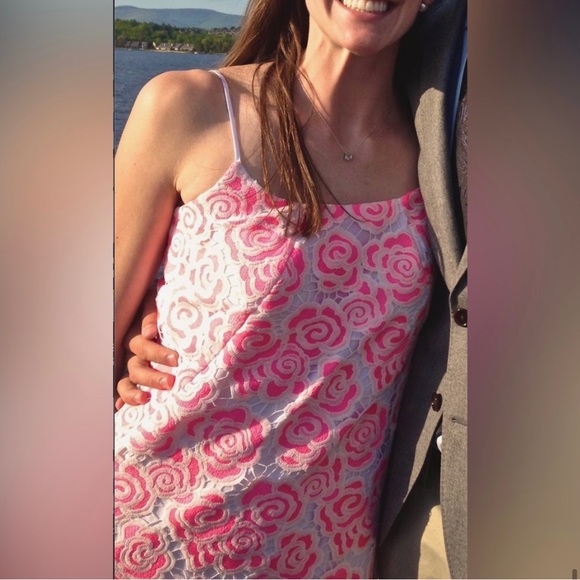 Lilly Pulitzer Beth Rose Lace Slip Dress - Picture 13 of 14